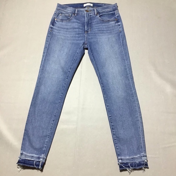 LOFT Denim - LOFT Women's Light Blue Skinny Crop Jeans